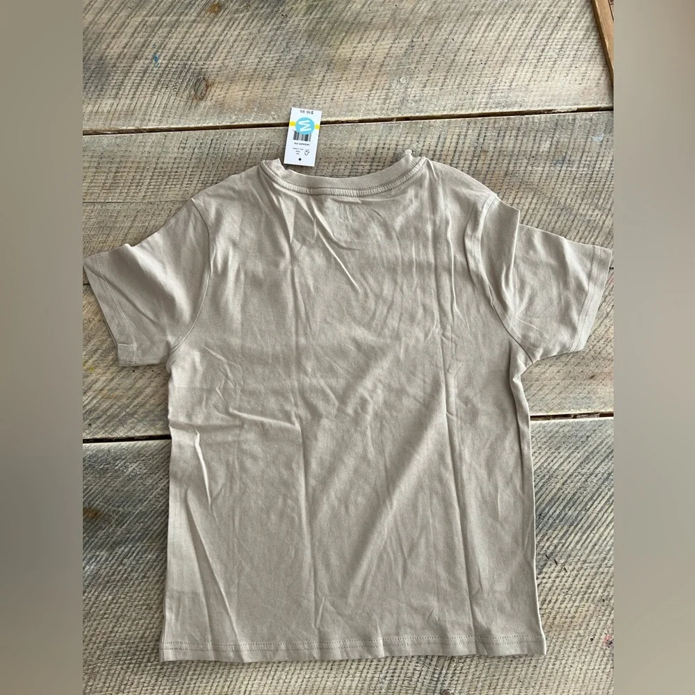 Gap‎ boys short sleeve pocket T-shirt khaki tan size 8 new with tags